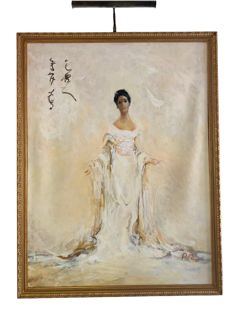 John Polka Painting: Lady in Waiting