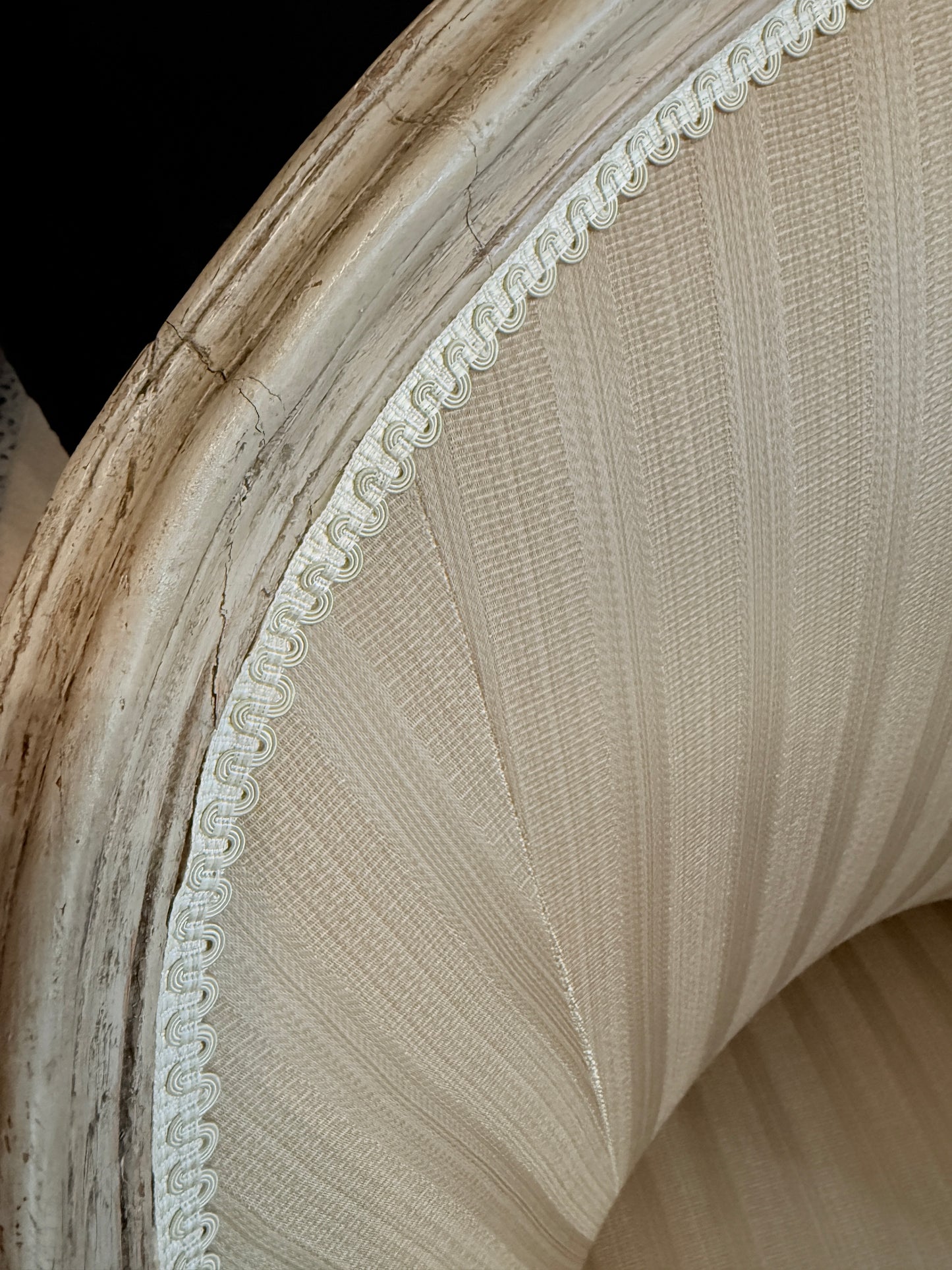 Pair of 18th Century George III Carved Bergère Chairs – Circa 1770