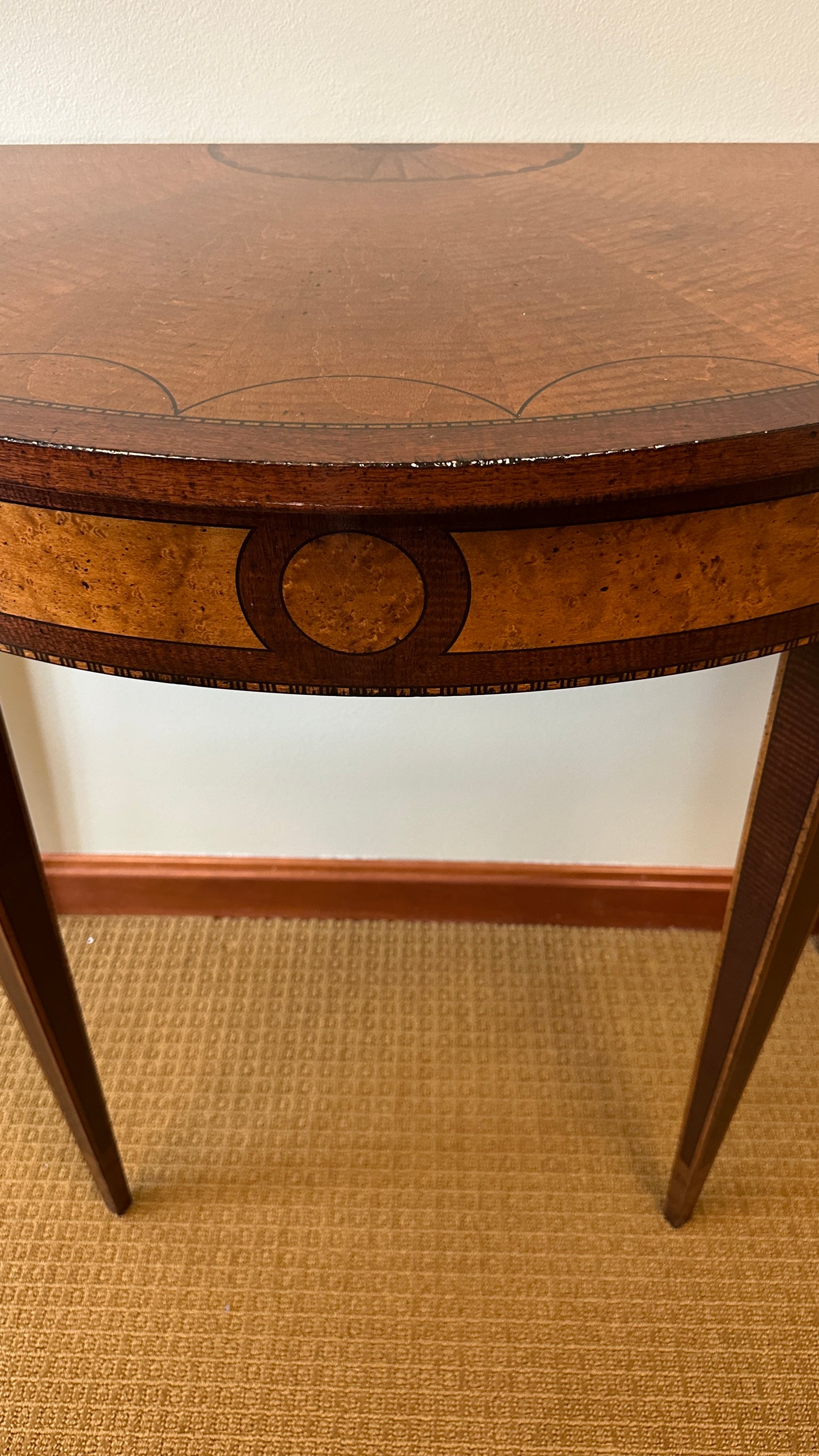 Kindel Demilune with Inlay Top