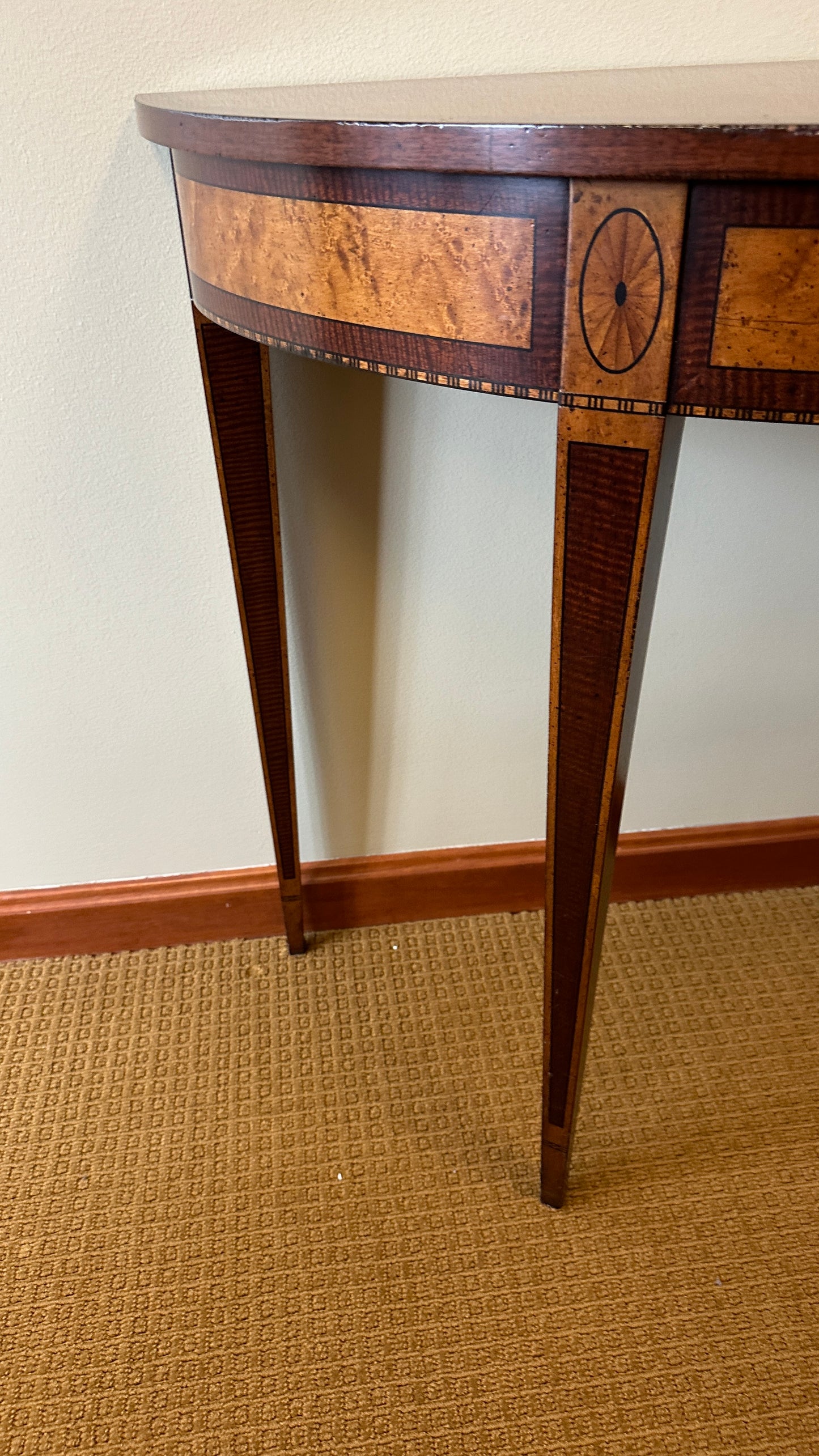 Kindel Demilune with Inlay Top