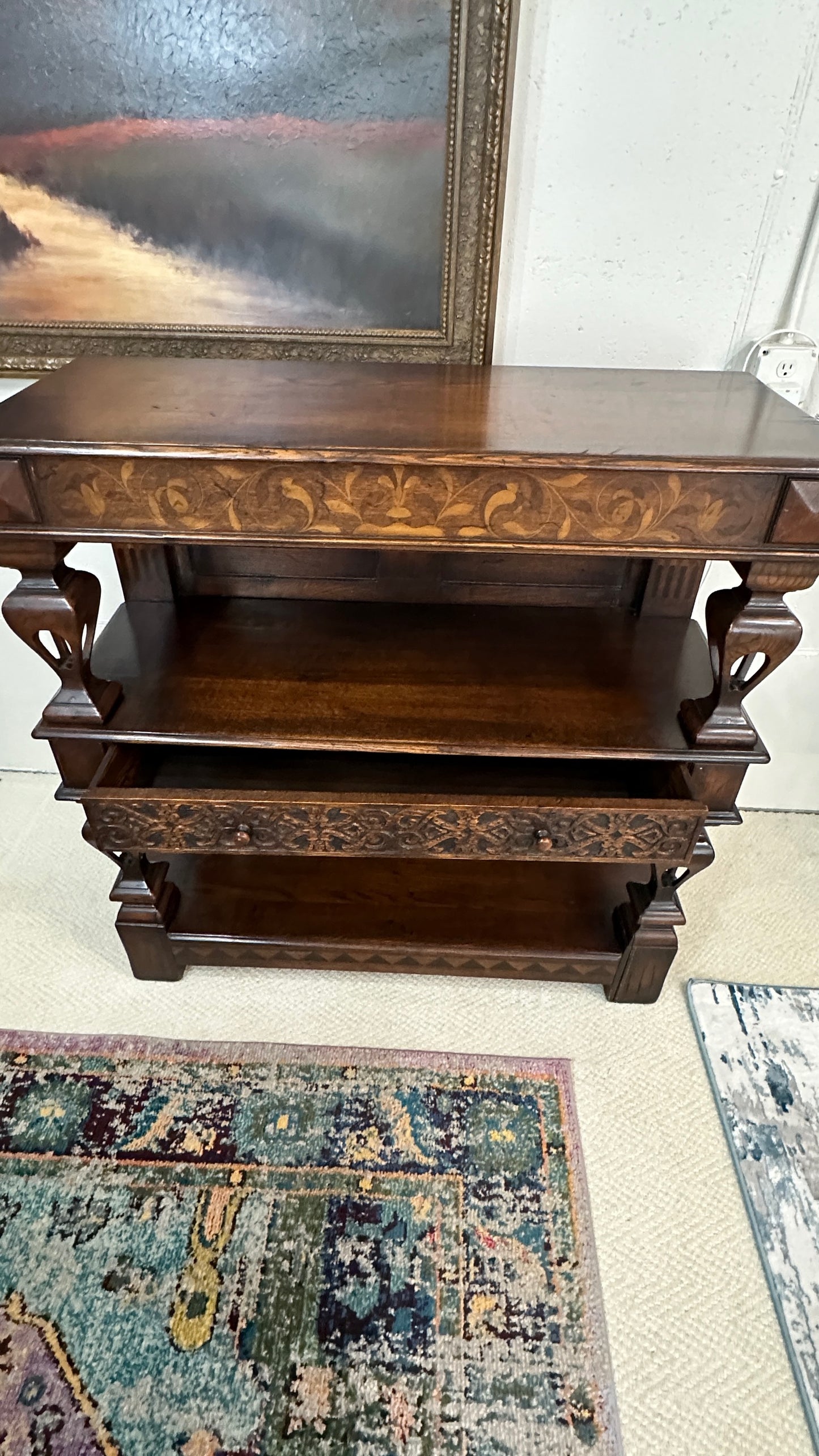Custome Vintage English Server with Inlay