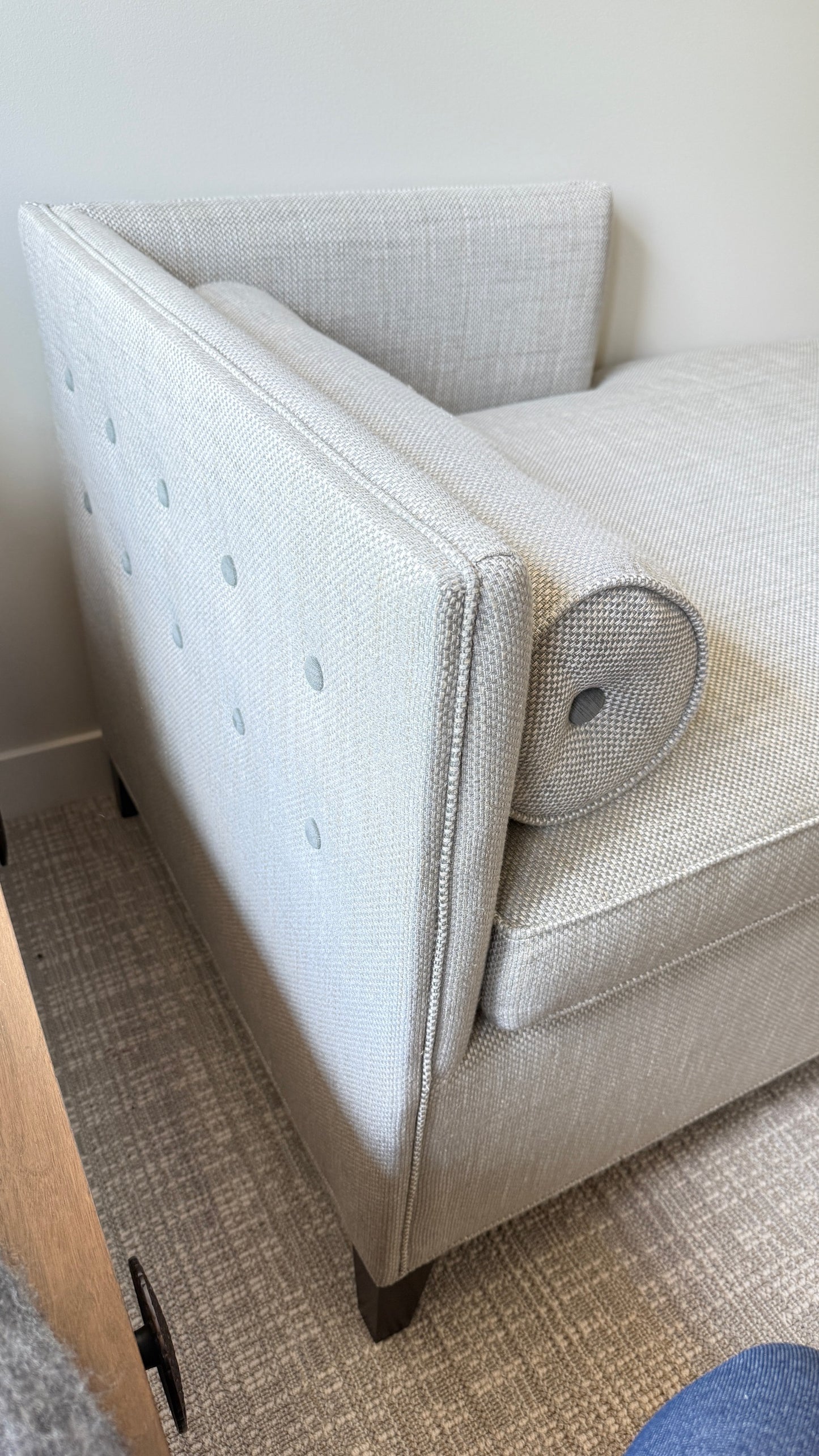 Custom Couples Sofa by Kravet Furniture