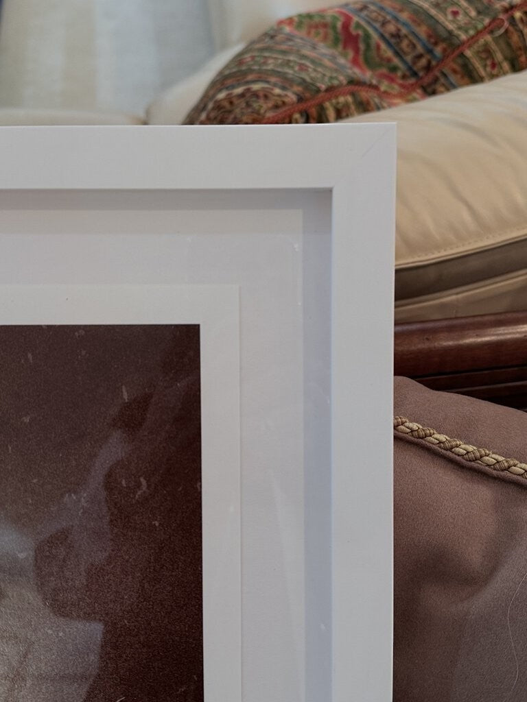Grand Expressions Gallery and Home Store limited edition fine art print Sight Unseen III by Tamary Kudita in white frame