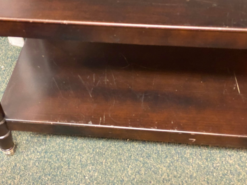 Baker Furniture Marble Top Shelf or Sofa Table