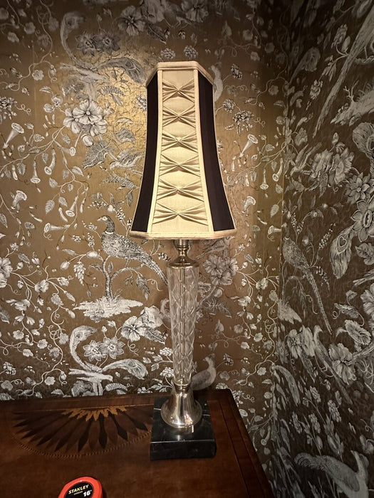 Vintage Style Crystal/Glass Lamp