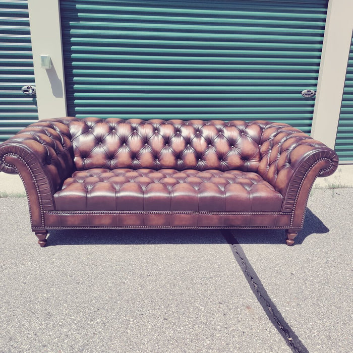 Chesterfield Sofa by Henredon Leather Company