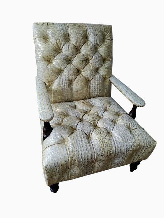 BERNHARDT GARLAND CHAIR (crocodile)