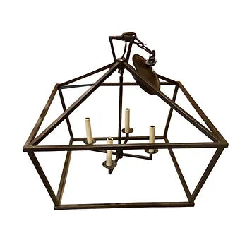 Black Wrought Iron Chandelier from Visual Comforts