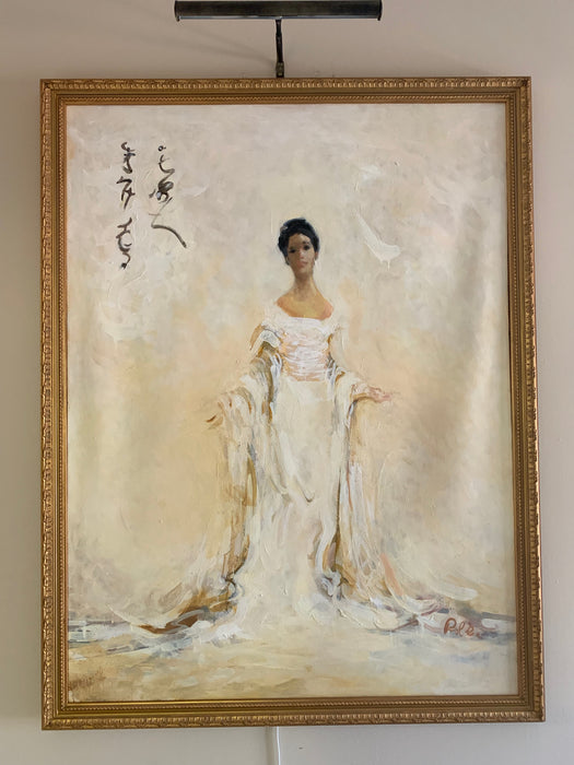 John Polka Painting: Lady In Waiting