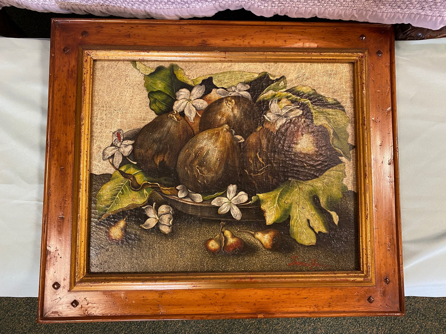 Original Painting of Vegetables In A Bowl