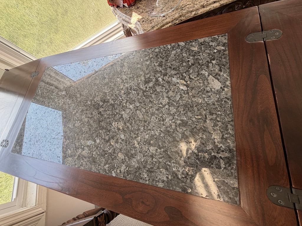 Asian Flip-Top Bar Cabinet
