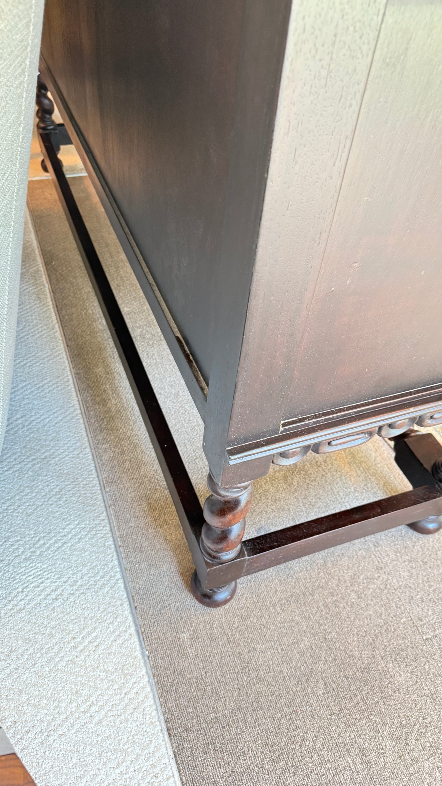 Mission Buffet/Server with Added Granite Top