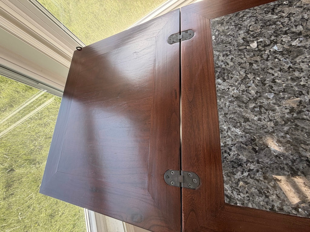 Asian Flip-Top Bar Cabinet