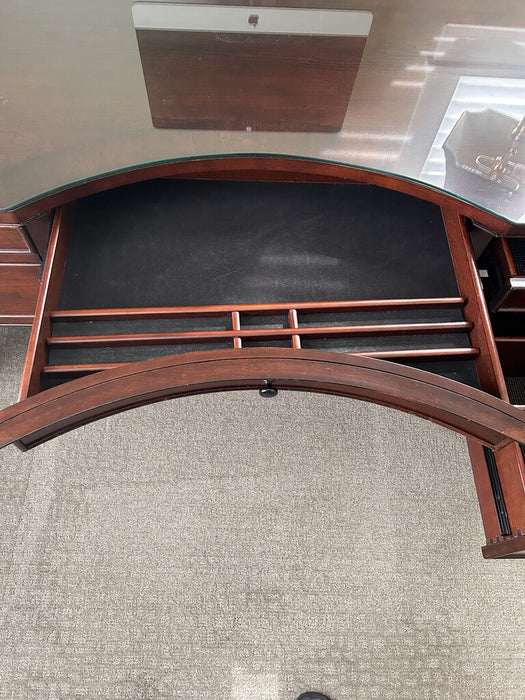 Half Pedestal Desk by Aspenhome Furniture