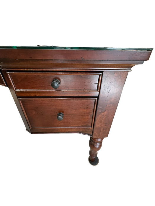 Half Pedestal Desk by Aspenhome Furniture