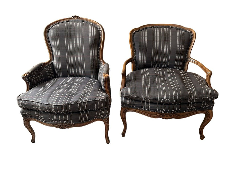 His and Her's Accent Chairs by Widdicomb Furniture