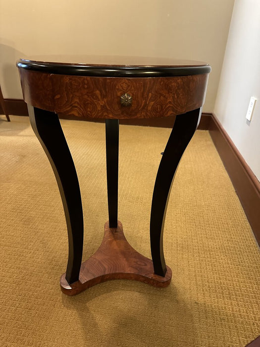 Spanish Burled Wood Side Table