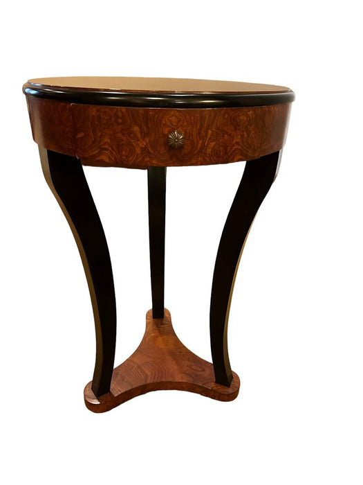 Spanish Burled Wood Side Table