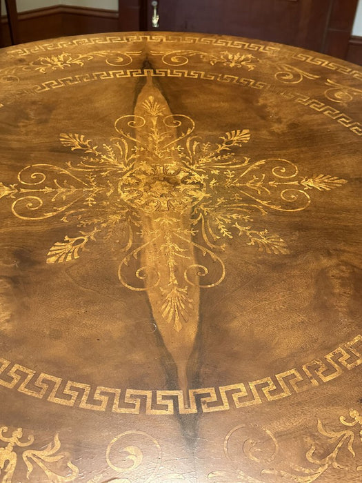 Marquetry Hall Table with Stunning Inlay Top