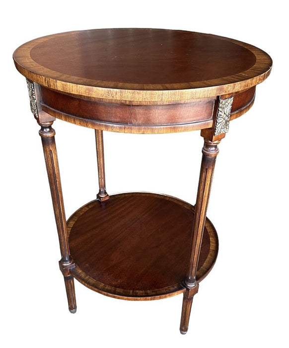 Round Side Table, Neo-Classical Style