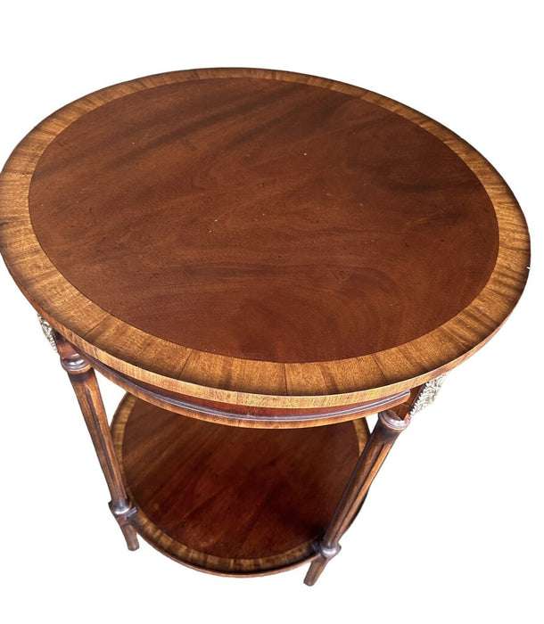 Round Side Table, Neo-Classical Style