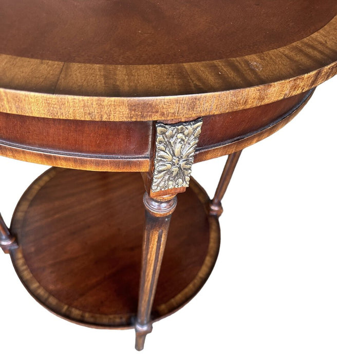 Round Side Table, Neo-Classical Style