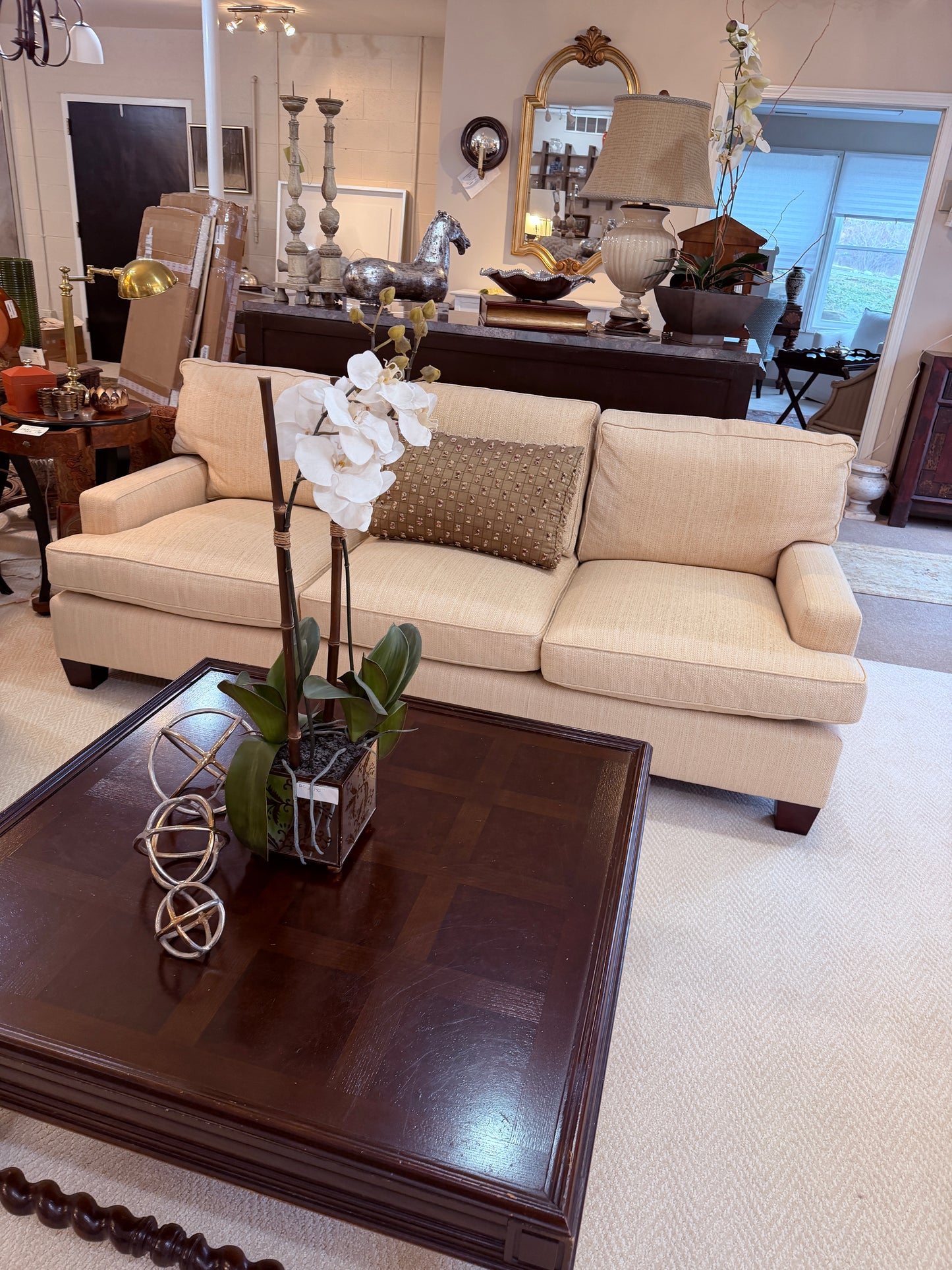 Baker Loose Back Sofa by Barbara Barry No.BAA6400S