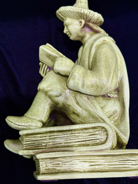 Asian Figurine Bookends from Italy