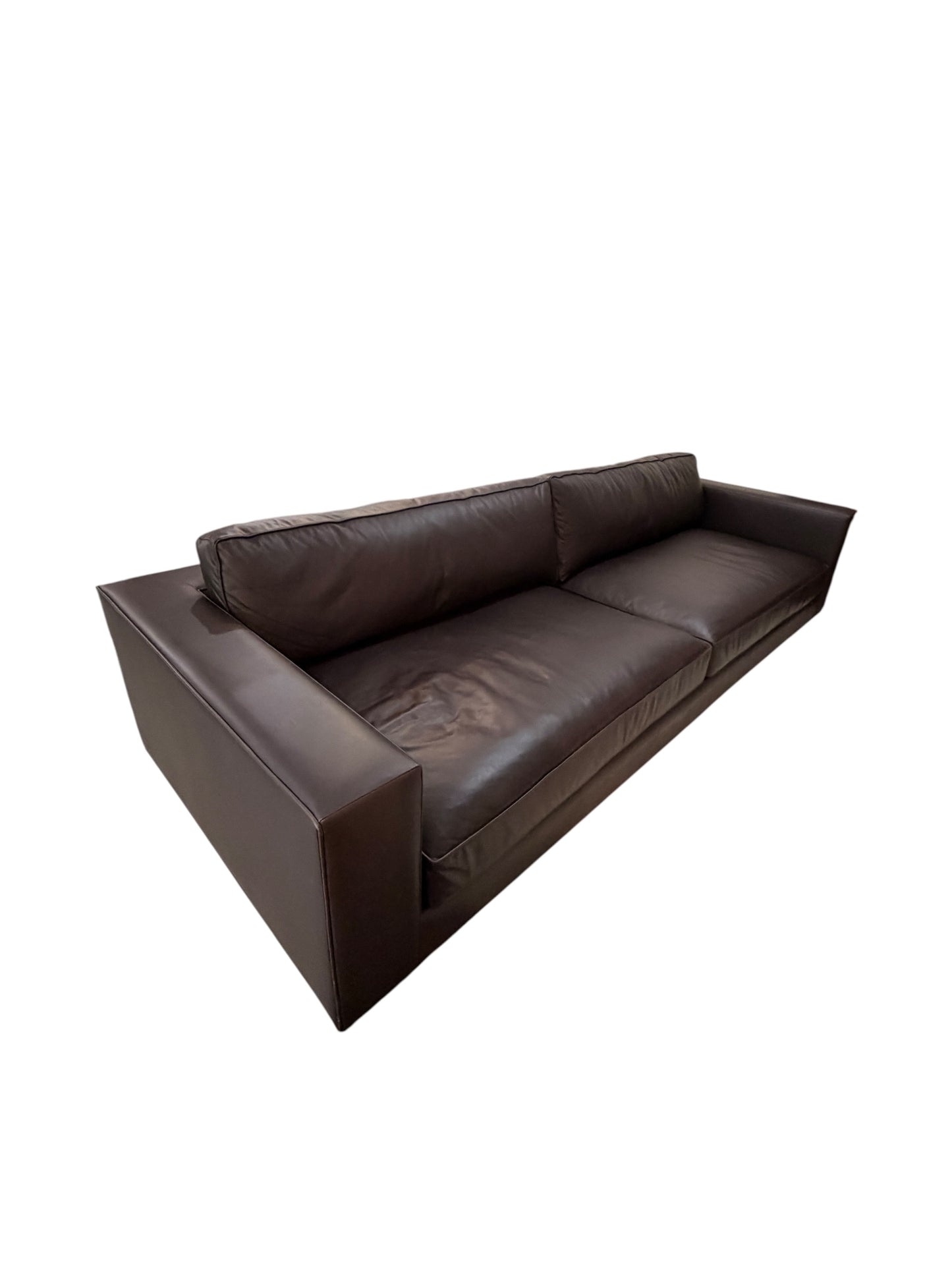 Restoration Hardware Maxwell Leather Sofa - Xtra Long