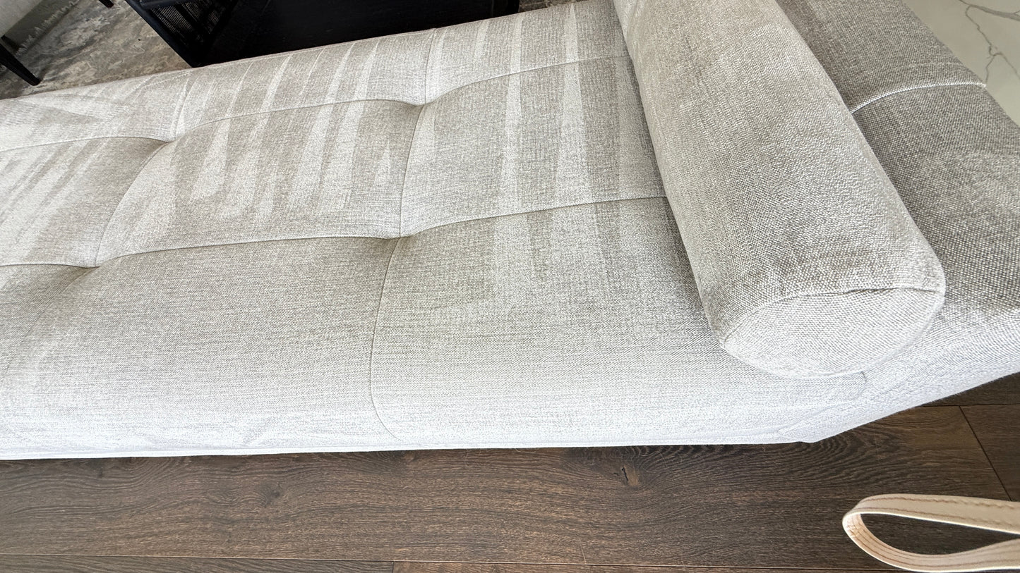 Baker Paris Chaise Lounge (Modern Stitch) by Thomas Pheasant