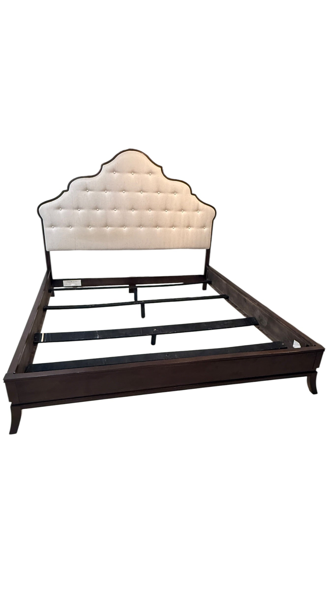Drexel Heritage King Bed With Tufted Headboard