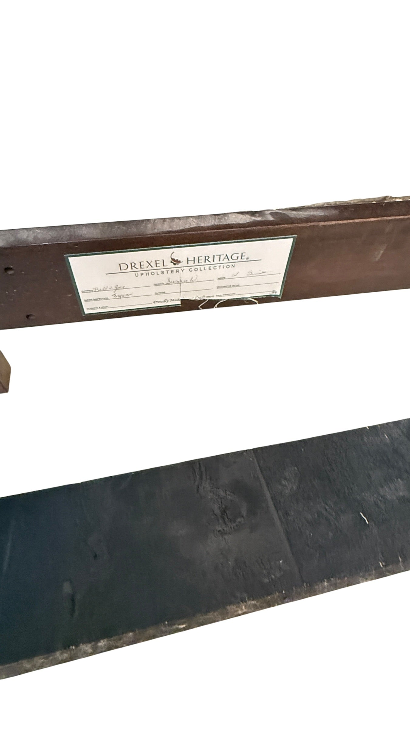 Drexel Heritage King Bed With Tufted Headboard