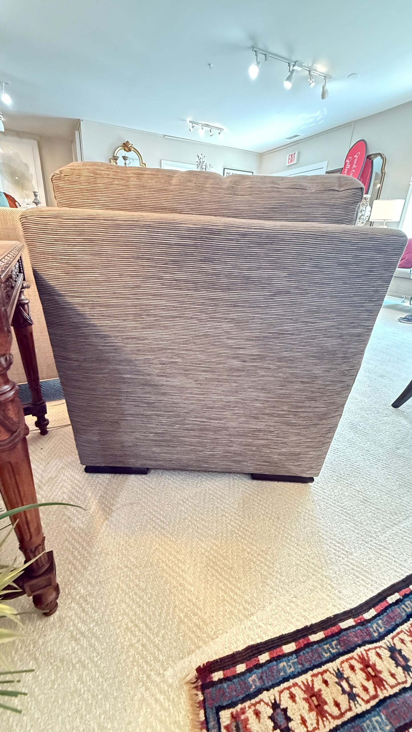 Custom Slipper Chair by Kravet Furniture