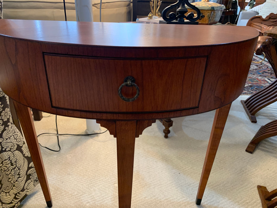 Small Demilune Table with/drawer - From Italy