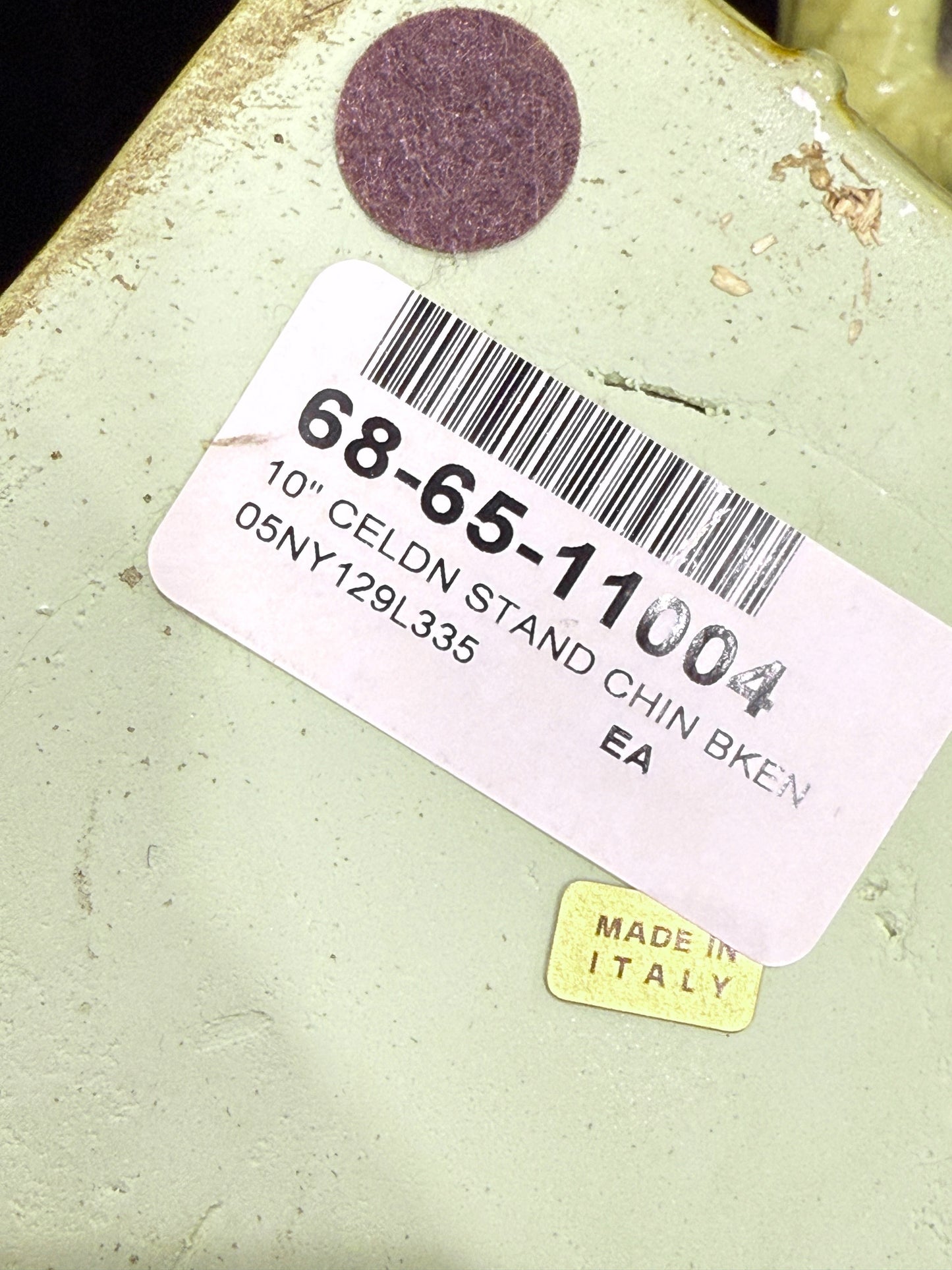 Grand Expressions Gallery and Home Store vintage Asian figurine bookends with green crackle glaze, made in Italy.