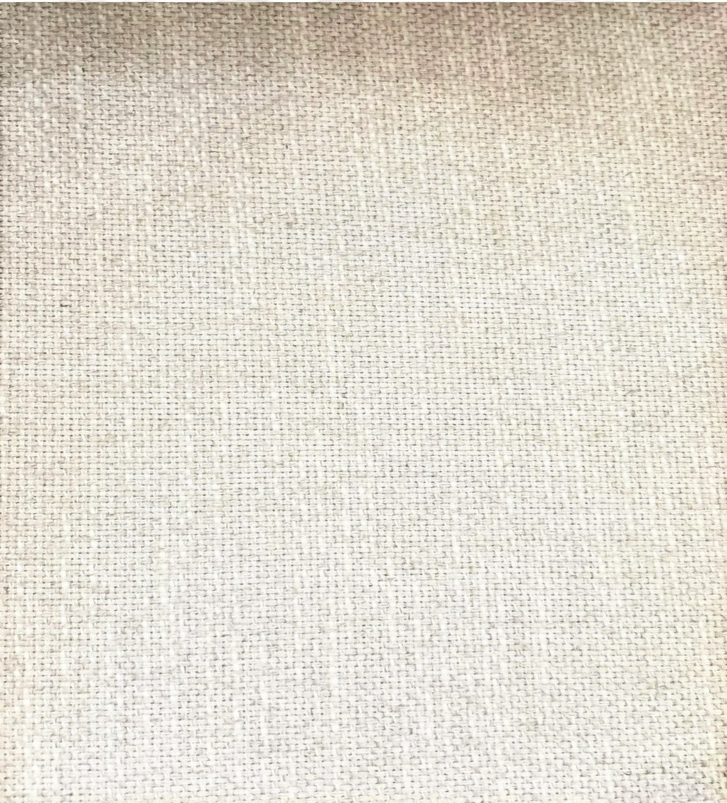Grand Expressions Gallery and Home Store Lenno Ecru linen upholstery fabric detail for Barbara Barry McGuire chair