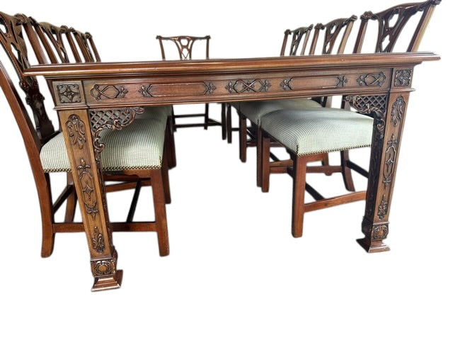 Vintage Asian Style Dining Table by Kindel Furniture
