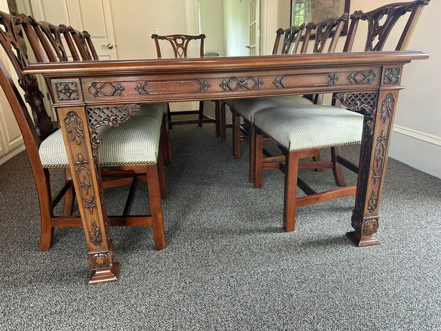 Vintage Asian Style Dining Table by Kindel Furniture