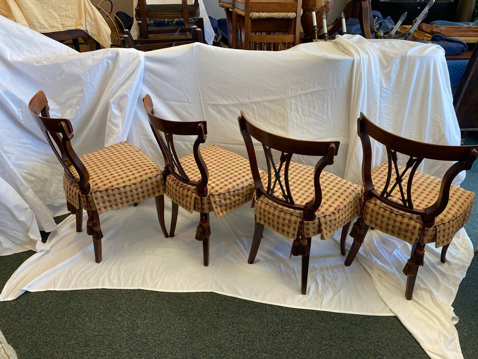 Vintage Arrow-back Set of 4 Dining Chairs