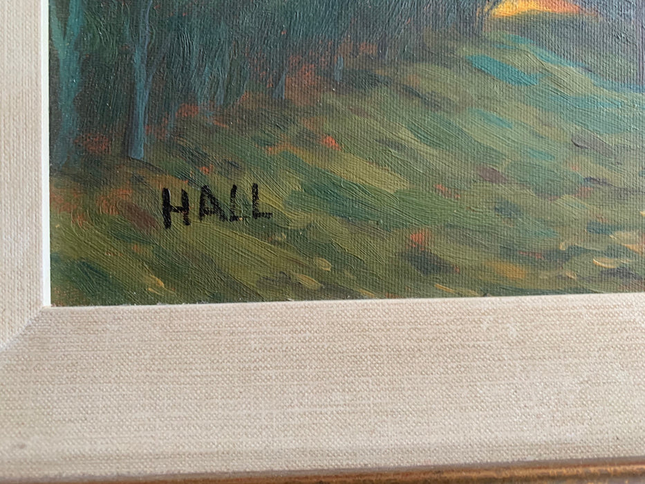 Original Oil Painting, "Passage Way" by Artist Hall