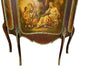 Painted French Louis XV Style Vitrine Display Cabinet - Grand Expressions Gallery and Home Store